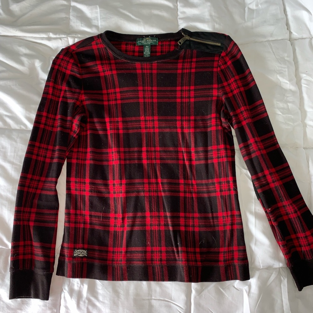 Plaid Long Sleeve Ralph Lauren Shirt